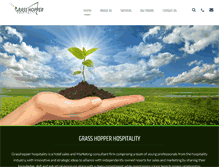 Tablet Screenshot of grasshopperhospitality.com